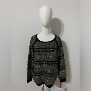 Silver / Gold and Black Sweater